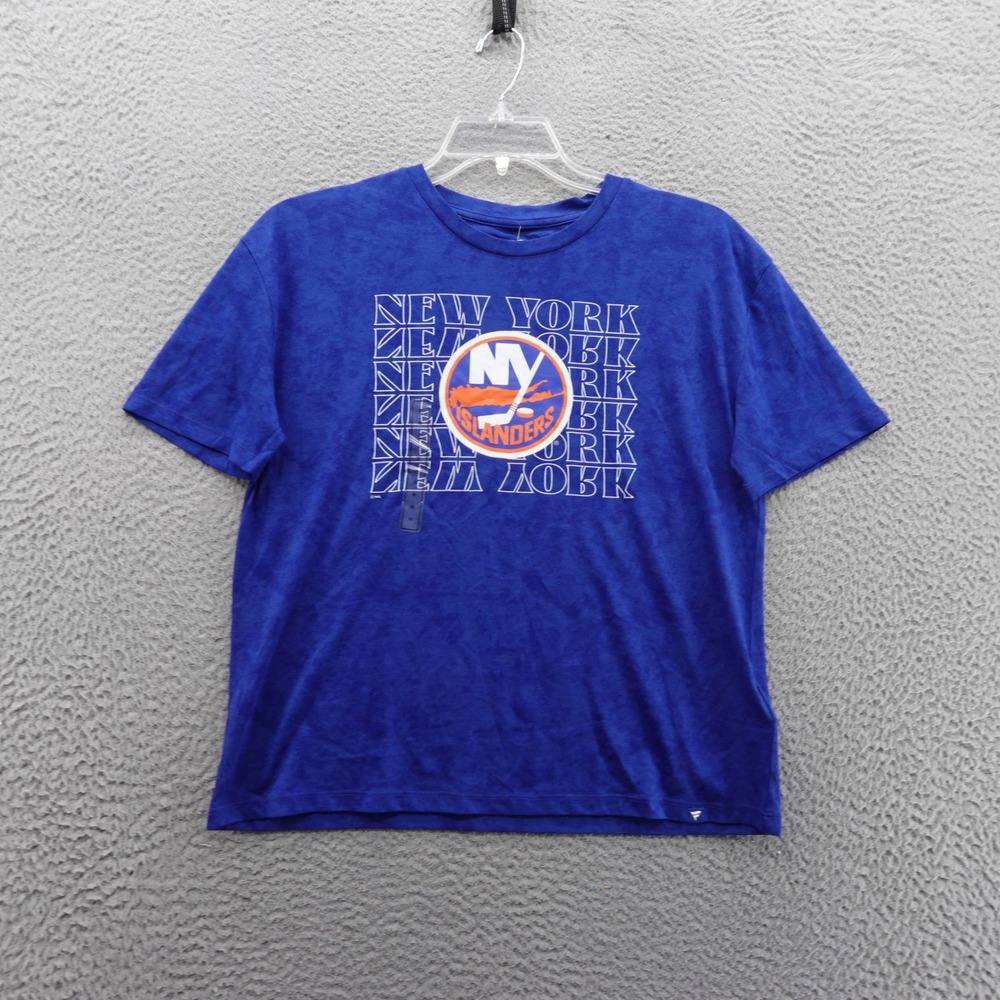 New York Islanders NHL Fanatics TShirt Womens Medium Short Sleeve Blue